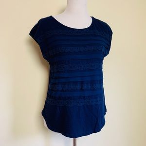 Lauren Conrad blue Top. size M
